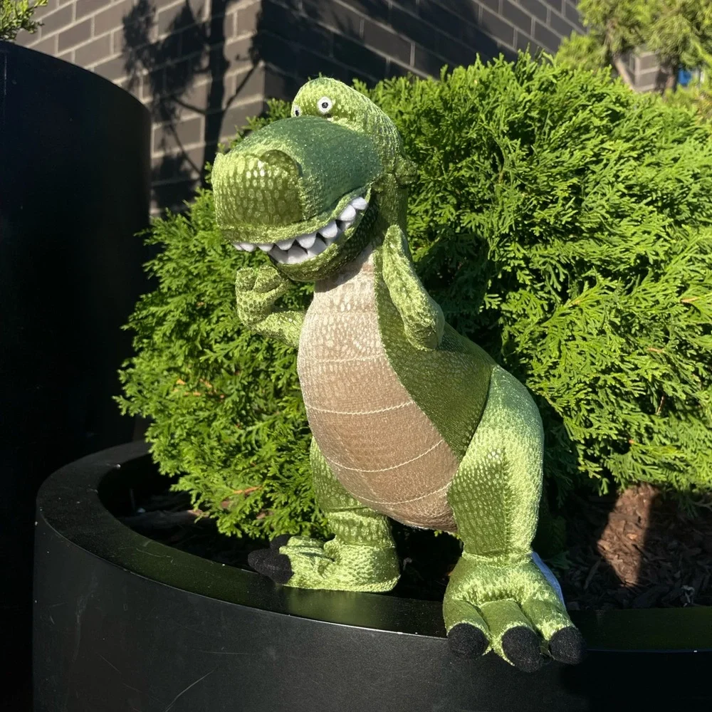 Talking Trex Toy Story Green Dinosaur Plush Toy - Picture 5 of 9